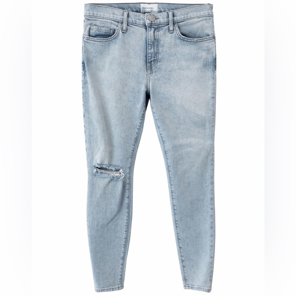 Current Elliott The Stiletto Distressed Light Wash Skinny Jeans Size 27